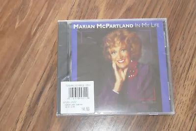 In My Life By Marian McPartland (CD 1993) - NEW - SEALED • $9.95
