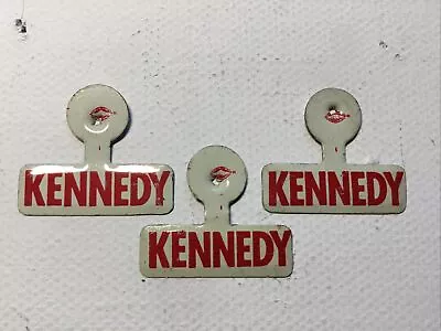 1960 John F. KENNEDY Lot Of3 JFK Presidential Tab Badge CAMPAIGN Pinback Button • $4.99