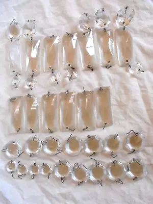 Lot Of Vintage Crystal Glass Lamp Or Chandelier Prisms • $24.99