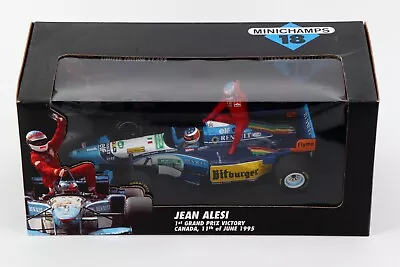 1995 Minichamps F1 1/18 Jean Alesi Taxi Michael Schumacher Benetton Race Livery • $245