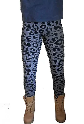 Brand Mens  Rock Punk Wetlook Animal Pants Meggings Rats S M L Xl 2xl 3xl 4xl • $20.45