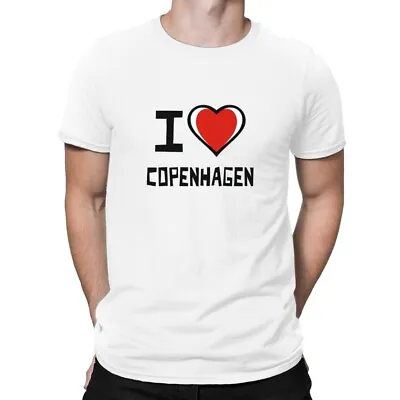 I Love Copenhagen Bicolor Heart T-Shirt • $22.99