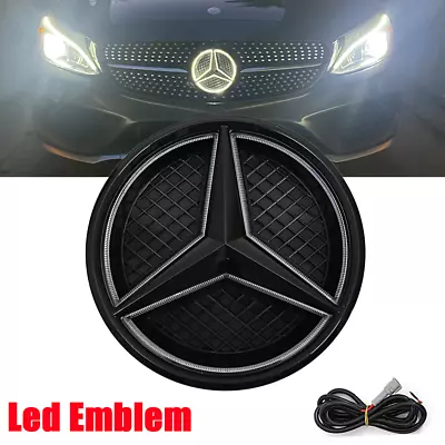 LED Emblem Front Grille Star Badge Logo For 2013-2018 Mercedes-Benz C-Class C300 • $29.87