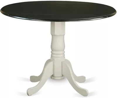 Round Pedestal Dining Table - Classic Yet Contemporary In Black Finish 42in • $159