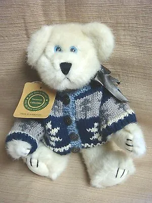 BOYDS BEARS  Thor M. Berriman  In Classic 50's Style Ski Sweater BLUE EYES • $22.99