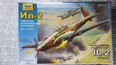 Zvezda 7279 1/72 IL-2 Stormovik Soviet Armoured Attack Aircraft • £13