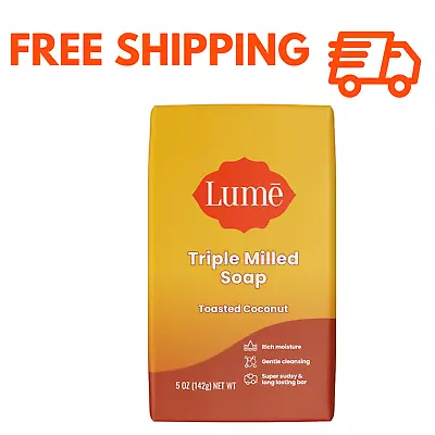 Lume Triple Milled Soap Rich Moisture & Gentle Cleansing 5oz (Toasted Coconut) • $14.99