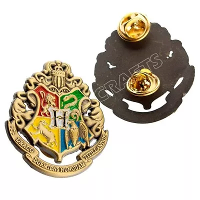 Wizarding World Of Harry Potter - Hogwarts Crest Emblem Pin Badge • $6.99