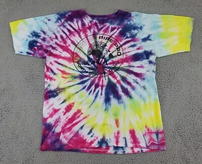 Volcom Shirt Men Large Tie-dye Pipe Pro North Shore Oahu Hawaii Banzai Adult A34 • $23.42