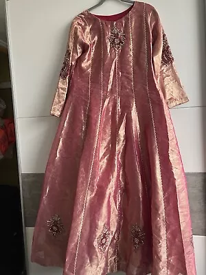 Asian Pakistani Indian Wedding/party Frock Dress Size M/ Festival Ethnic Wear • £13