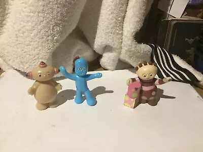 MAKKA PAKKA IGGLEPIGGLE & TOMBLIBOO Ooo (IN THE NIGHT GARDEN) TOYS/FIGURES-3pcs • £0.99