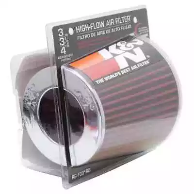 K&N 3  To 4  Round Tapered Universal Air Intake Cone Filter Chrome Car/Truck/SUV • $46.41