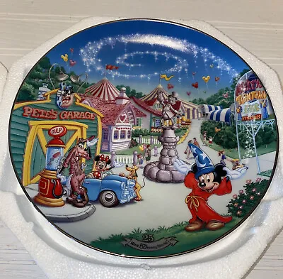 New Walt Disney World 25th Anniversary Mickey's Toon Town Fair Bradford Exchange • $13