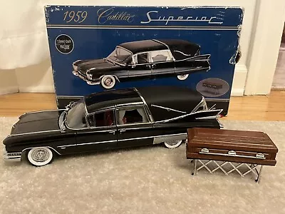 1:18 Precision Miniatures 1959 Cadillac Superior Limousine Style Hearse Black  • $389.99