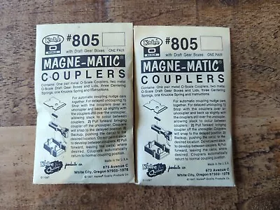 O Gauge Kadee Magne-Matic Couplers #805 X 2 - Sealed Packs New Old Stock • £22.99