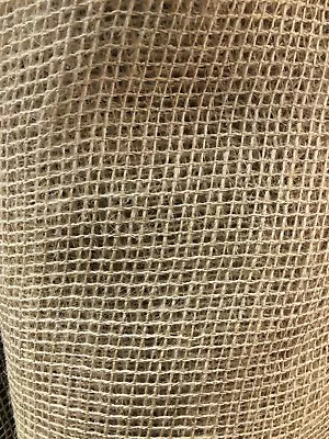 OPEN WEAVE NATURAL BURLAP FABRIC (80 In.) Sold By The Yard • $12.99