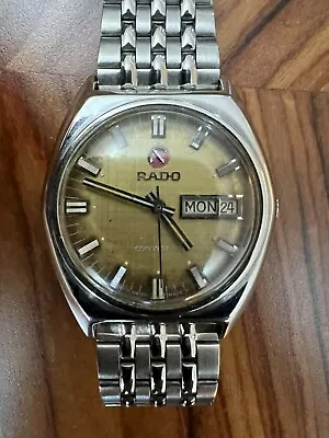 Vintage Rado Conway 10 Dial Automatic Gents Watch Day/date Swiss • £299.99