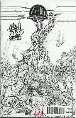 Marvel Age Of Ultron 1 Rare Midtown Exclusive Variant Campbell Sketch Movie • $24