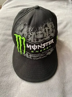 Monster Energy FOX Racing Hat #4 Ricky  Black Green Logo L/XLRide Hard *READ • $55