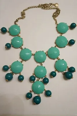 $5.99 • Buy  Clearance-J.CREW Bib Statement Necklace-Turquoise