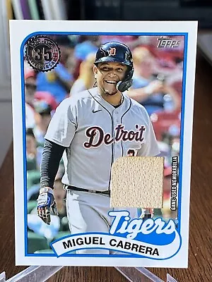 2024 Topps Series 1 1989 Baseball Relic #89BR-MC Miguel Cabrera • $5