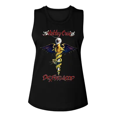 Motley Crue Dr Feelgood Full Color Women's Muscle Tank T Shirt  • $28.50