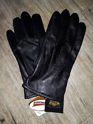 Pratt & Hart Gloves Size L Black Leather Thinsulate  Men NWT • $34.89