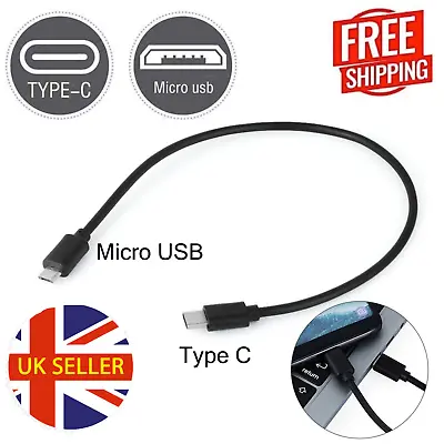 USB Type C Male To Micro USB Male Sync OTG Data Transfer Cord Cable Adapter Wire • $4.34