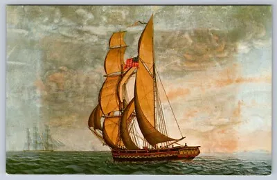 $3.99 • Buy Brigantine, Cleopatra's Barge Of Salem MA, Vintage Art Postcard Signed G. Ropes