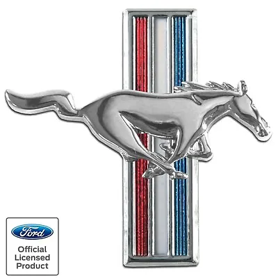 1965 66 Mustang Ornament Fender Chrome Emblem Running Horse Right Side - EM3600 • $19.99