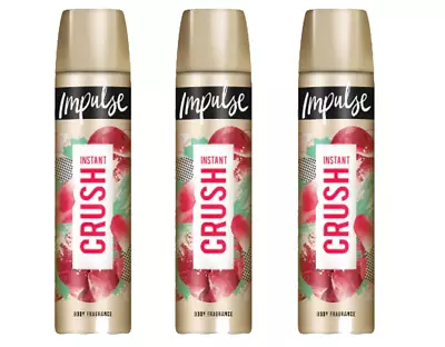 Impulse Instant Crush Body Spray 75ml / X3 • £7.69