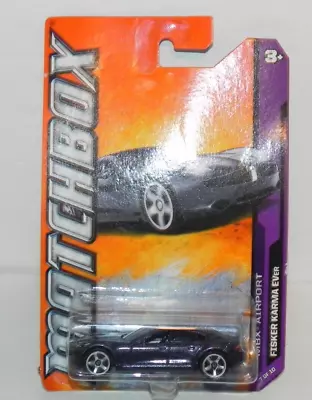 MATCHBOX ~ MBX AIRPORT - FISKER KARMA EVer Metallic Charcoal Purple - NEW! • $14.95