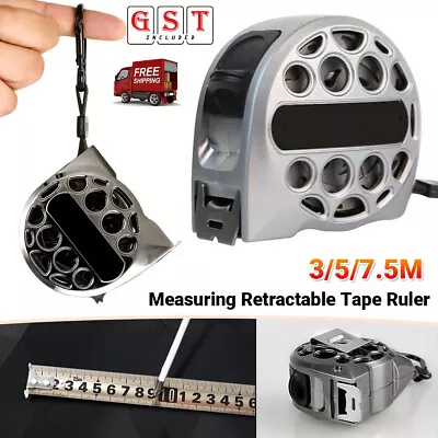 5/7.5M Measuring Tape Measure Metric Ruler Retractable Easy Lock Release Pocket • $12.17