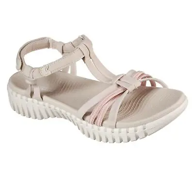 Skechers (GAR140197) Sandal Ladies Summer Go Walk Smart Good Lookin In UK 3 To 8 • £67.95