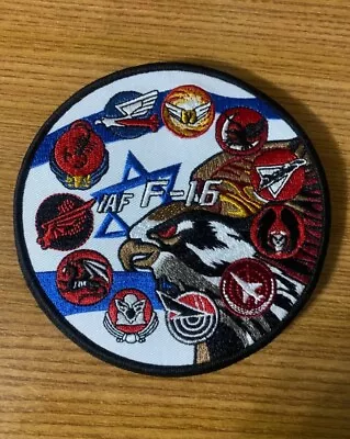 Israeli Air Force F-16 Era 12 Cm Embroidery Patch • $17