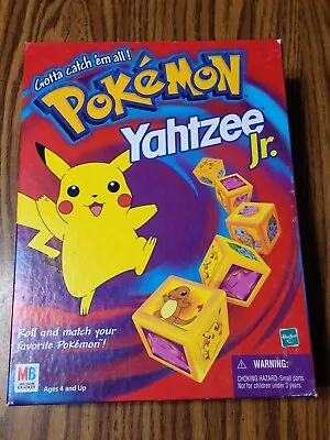 Vintage 1999 Pokemon Yahtzee Jr 1998 Missing 1 Token • $18