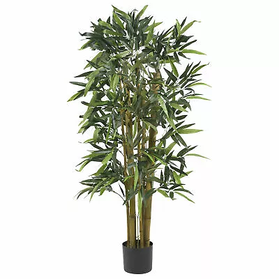 $117.29 • Buy Biggy Bamboo Silk Tree Realistic Artificial Nearly Natural 4' Home Garden Decor