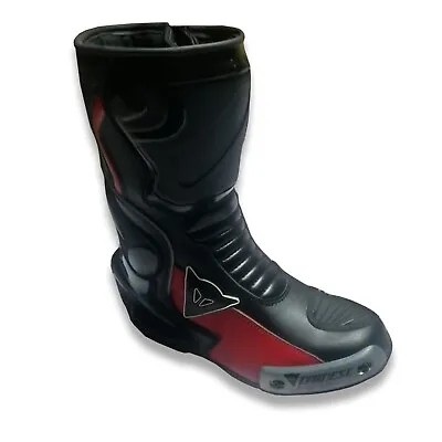 Dainese Black Motorbike Motorcycle Cowhide Leather Armoured Lightweight Boots • £97.99