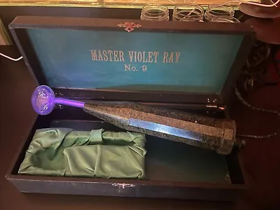 MEDiCAL SCIENCE QUACKERY Quack Science Master Ray No 9 Violet Ray Machine WORKS • $209