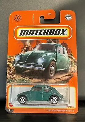 Matchbox 1962 Volkswagen Beetle 93/100 Green 1:64 • $1.99