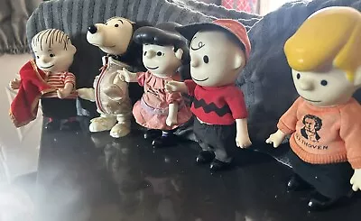 Vintage 1960’s 7” Peanuts Gang Pocket Dolls COMPLETE SET RARE!!! • $279.99