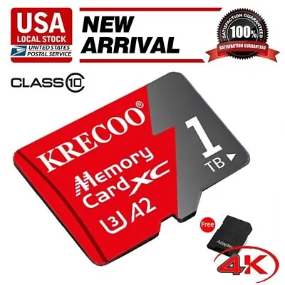 Micro SD Card 128GB 256GB 1TB Memory Card Class 10 TF Card Wholesale Lot • $13.79