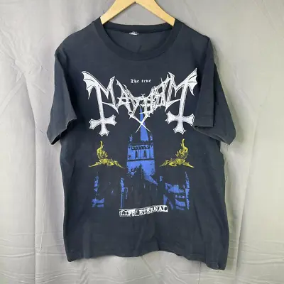 Rare Mayhem Band 1997 Tour Collection Gift For Fan Full Size T-shirt S4558 • $21.84