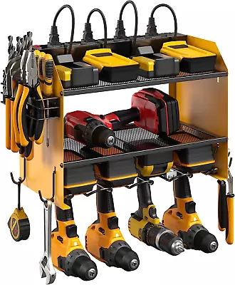 Modular Power Tool Organizer Wall Mount With Charging Station.  • $112.33