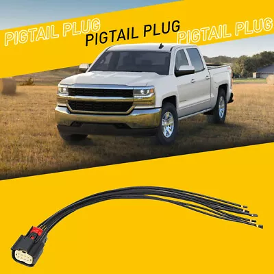 For Chevrolet Silverado 2016- 18 Xenon LED Headlight Connector Pigtail Plug Wire • $18.83