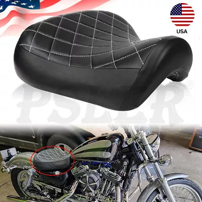 Front Driver Rider Solo Seat For Harley Sportster 883 1200 Iron 883 XL 1983-2003 • $54.99