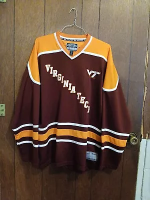 Vtg Steve & Barry's Stitched Virginia Tech #11 Hockey Jersey Size XL  • $55.99