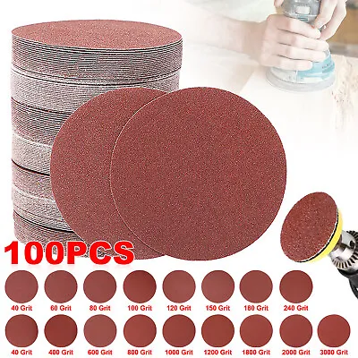 50mm Sanding Discs Pads Sandpaper 2 Inch Orbital Hook And Loop Grit 40-3000 • £7.99