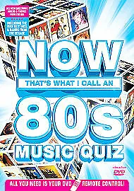 Now That's What I Call A Music Quiz: The 80s DVD (2007) Cert E Amazing Value • £2.52