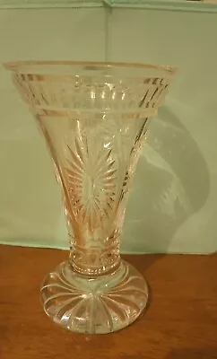 Waterford Crystal Millennium 5 Toasts 8  Footed Vase Pre-owned  • $15.50